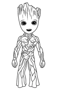 coloriage Marvel de pour enfants