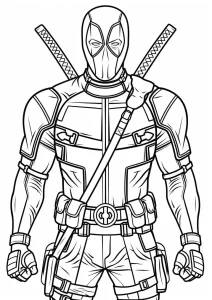 coloriage Marvel d