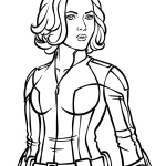 coloriage Marvel à imprimer pour enfant de 2 ans