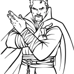 coloriage Marvel à imprimer pour enfant de 6 ans