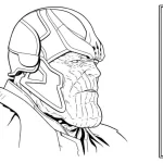 coloriage Marvel à imprimer pour enfant de 8 ans