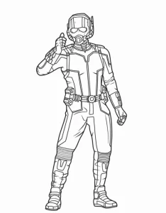 coloriage Marvel de pour enfants