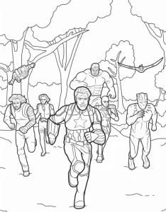 a imprimer coloriage Marvel gratuit