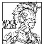 image pour coloriage Marvel enfant
