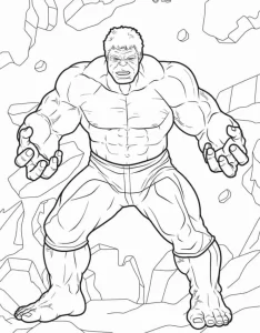 coloriage Marvel à imprimer pdf gratuit