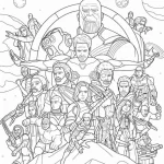 imprimer coloriage Marvel pour enfant