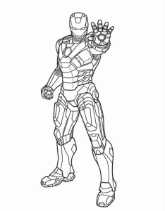 coloriage Marvel a imprimer gratuit