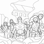 coloriage Marvel a telecharger