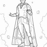 coloriage Marvel pour enfant à imprimer