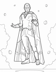 coloriage Marvel pour enfant à imprimer