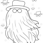coloriage Mercredi Addams a imprimer