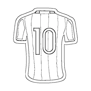 coloriage Messi gratuit pour enfants