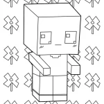 coloriage Minicraft gratuit pour enfants