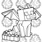 coloriage Minicraft à imprimer pdf