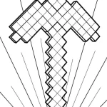 coloriage Minicraft a imprimer gratuitement