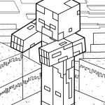 coloriage Minicraft a telecharger