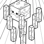 coloriage Minicraft d