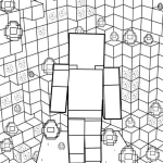 coloriage Minicraft a colorier en ligne gratuitement