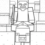 coloriage Minicraft gratuit pour enfants