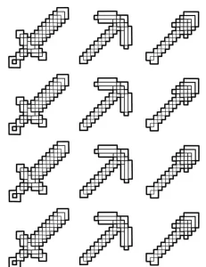 coloriage Minicraft en ligne