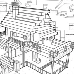imprimer coloriage Minicraft gratuit