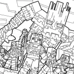 image pour coloriage Minicraft enfant