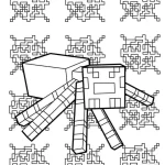 coloriage Minicraft a colorier en ligne gratuitement