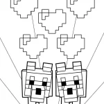coloriage Minicraft à imprimer gratuitement