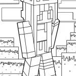 coloriage Minicraft à imprimer