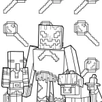 coloriage Minicraft a telecharger