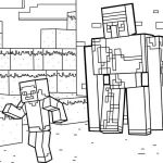 coloriage Minicraft et dessin a imprimer