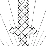 coloriage Minicraft à imprimer pour enfant de 12 ans