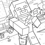 coloriage Minicraft à imprimer pdf