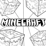 coloriage Minicraft pour enfant à imprimer