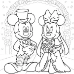 coloriage Minnie a telecharger