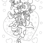 coloriage Minnie a imprimer