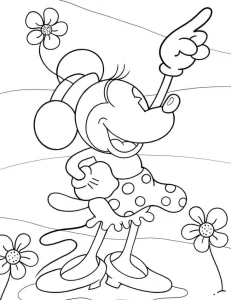 coloriage Minnie et dessins
