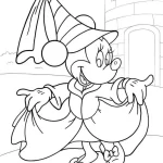 image pour coloriage Minnie enfant