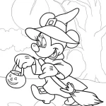 coloriage Minnie gratuit pour enfants