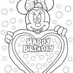 coloriage Minnie à imprimer gratuitement