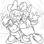 coloriage Minnie pour enfant de 5 ans