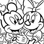coloriage Minnie pour enfant de 2 ans