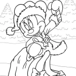 coloriage Minnie à imprimer gratuitement pdf