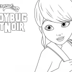 image pour coloriage Miraculous enfant