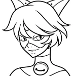 image de coloriage Miraculous pour enfant