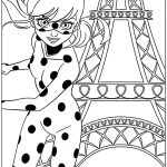 coloriage Miraculous à imprimer kawaii