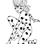 coloriage Miraculous à imprimer pour enfant de 8 ans