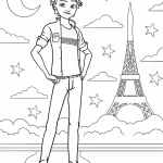 coloriage Miraculous et decoupage a imprimer gratuit