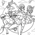 coloriage Miraculous pour enfants à télécharger