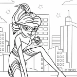 coloriage Miraculous et decoupage